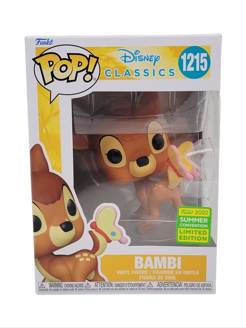 Funko Disney Classics Bambi Vinyl Figure #1215 Summer Convention Limited Edition